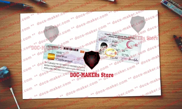 Turkey ID Card – V1 – PSD Template